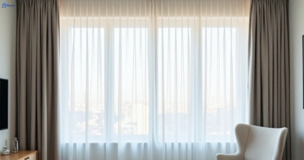 Freshly steam cleaned curtains in prahran-vic QLD